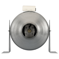 XPELAIR XID-200 metal housing fan pipe