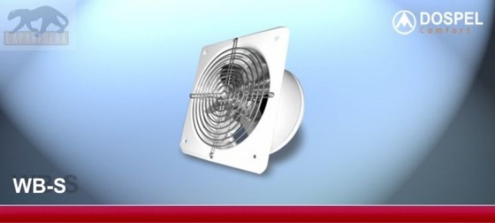 DOSPEL WBS 200 (WB-S200)-fali axiális ventilátor