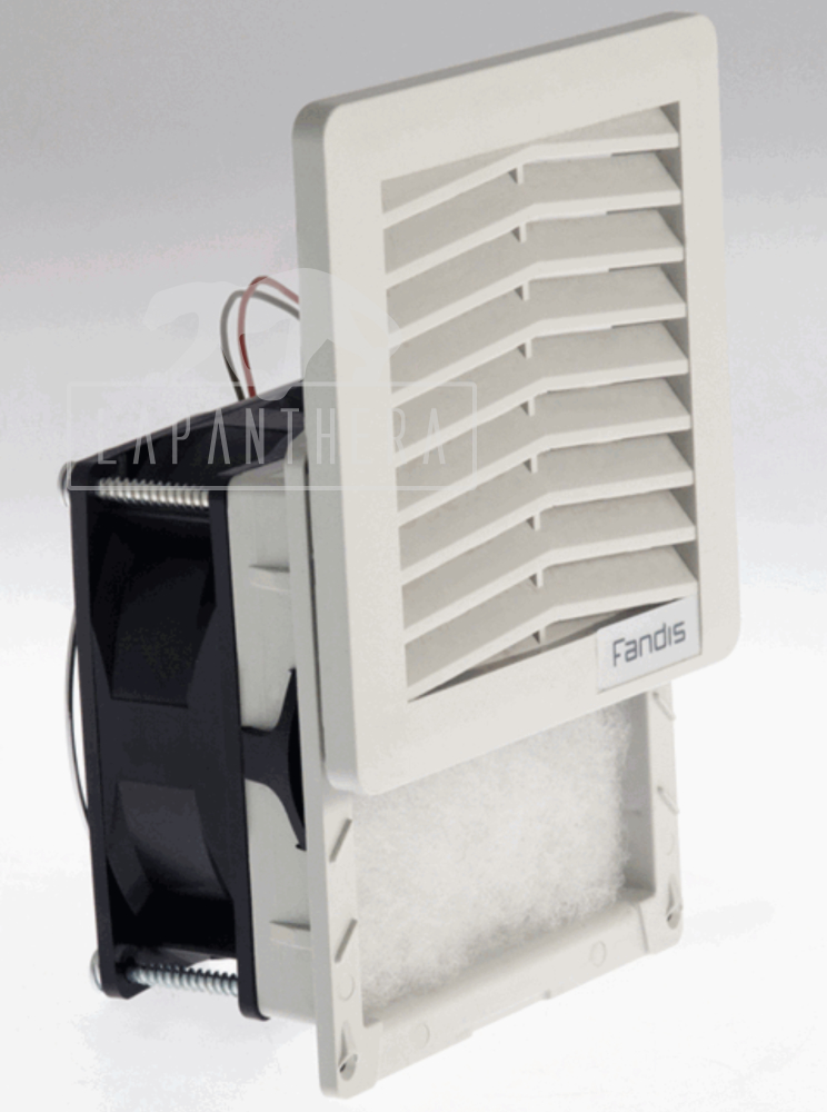 FF08D12UN szűrő 80x80x25 mm-es ventilátorral; 12VDC