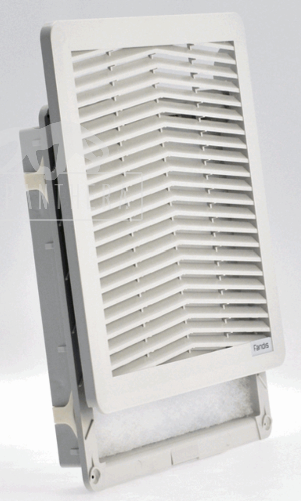 FF08U szűrő ventilátor nélkül ~ külső méret 106.5x106.5 mm