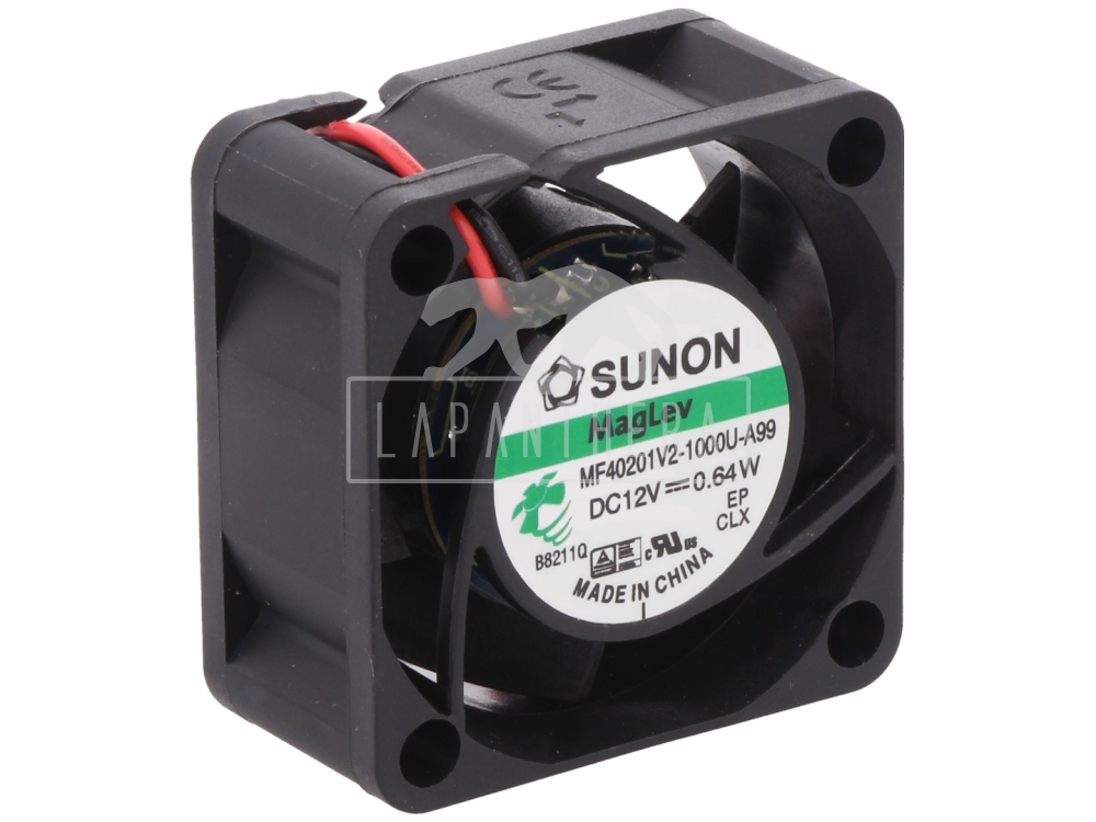 Sunon MF40201V2-1000U-A99 ~ 12VDC; 0.54W; 40x40x20mm