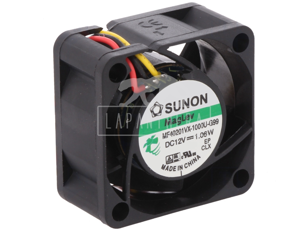 Sunon MF40201VX-1000U-G99 ~ 12VDC; 0.96W; 40x40x20mm ~ 3 vezeték