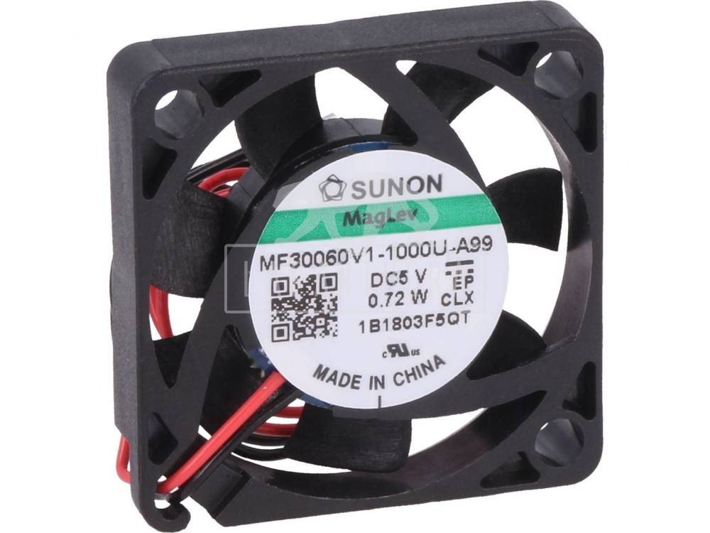 Sunon MF30060V1-A99-A ~ 6x30x30mm; 5VDC