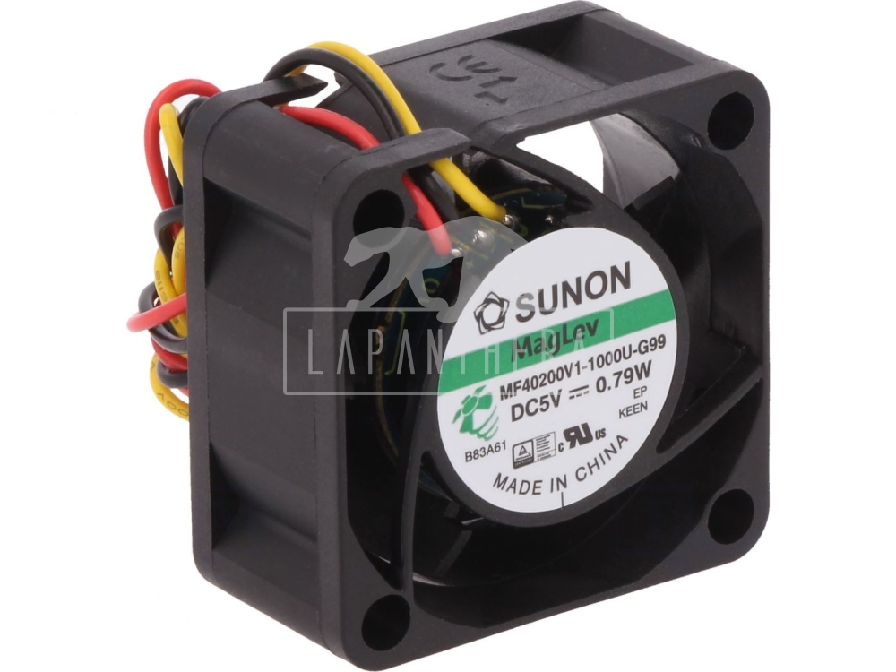 Sunon MF40200V1-G99-A ~ 20x40x40mm; 5VDC; 0.75W ~ 3 vezeték