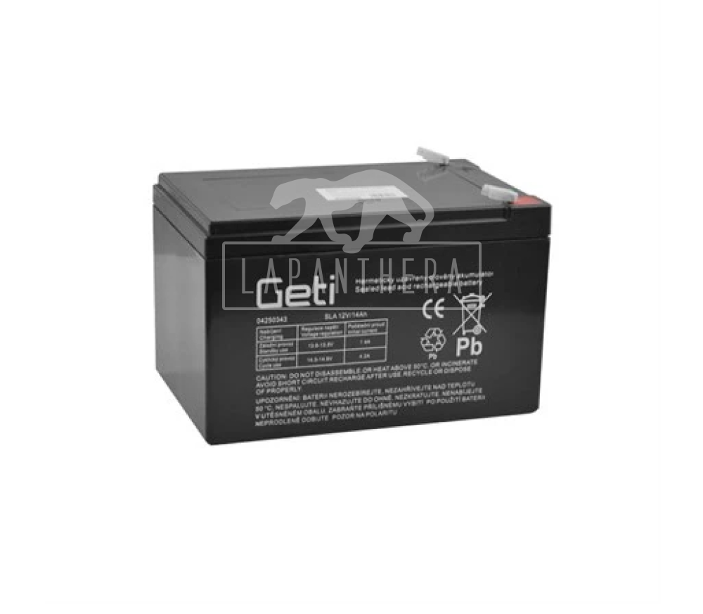 Geti 12V 14Ah -zselés akkumulátor