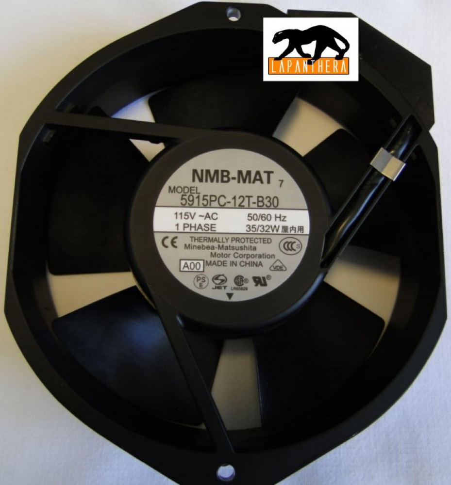 NMB-MAT 5915PC-12T-B30 -115 VAC !!!- 172x150x38 mm-nem vezetékes