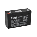 Geti 6V 12Ah -zselés akkumulátor
