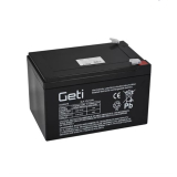 Geti 12V 12Ah -zselés akkumulátor